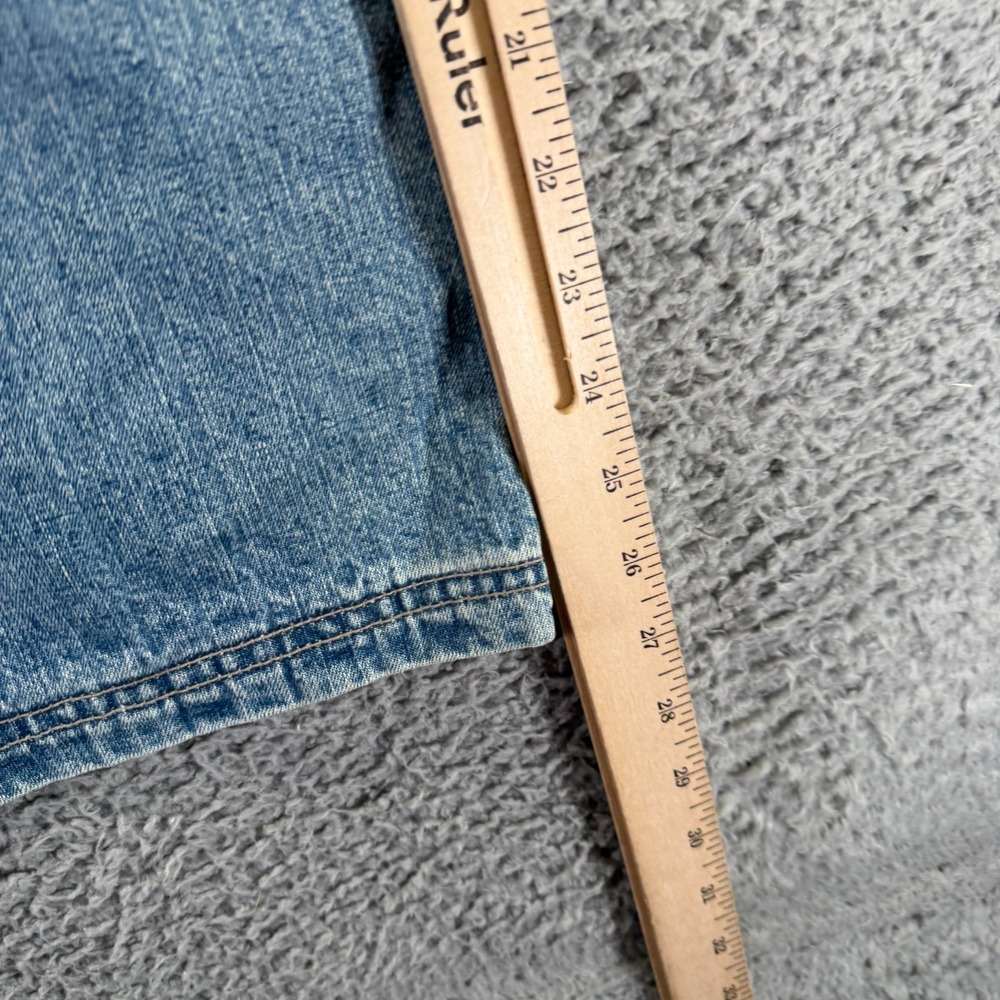 Vintage Conic Shorts Men's 36 Blue Cotton Denim Bermuda Baggy Faded Streetwear - Picture 11 of 12